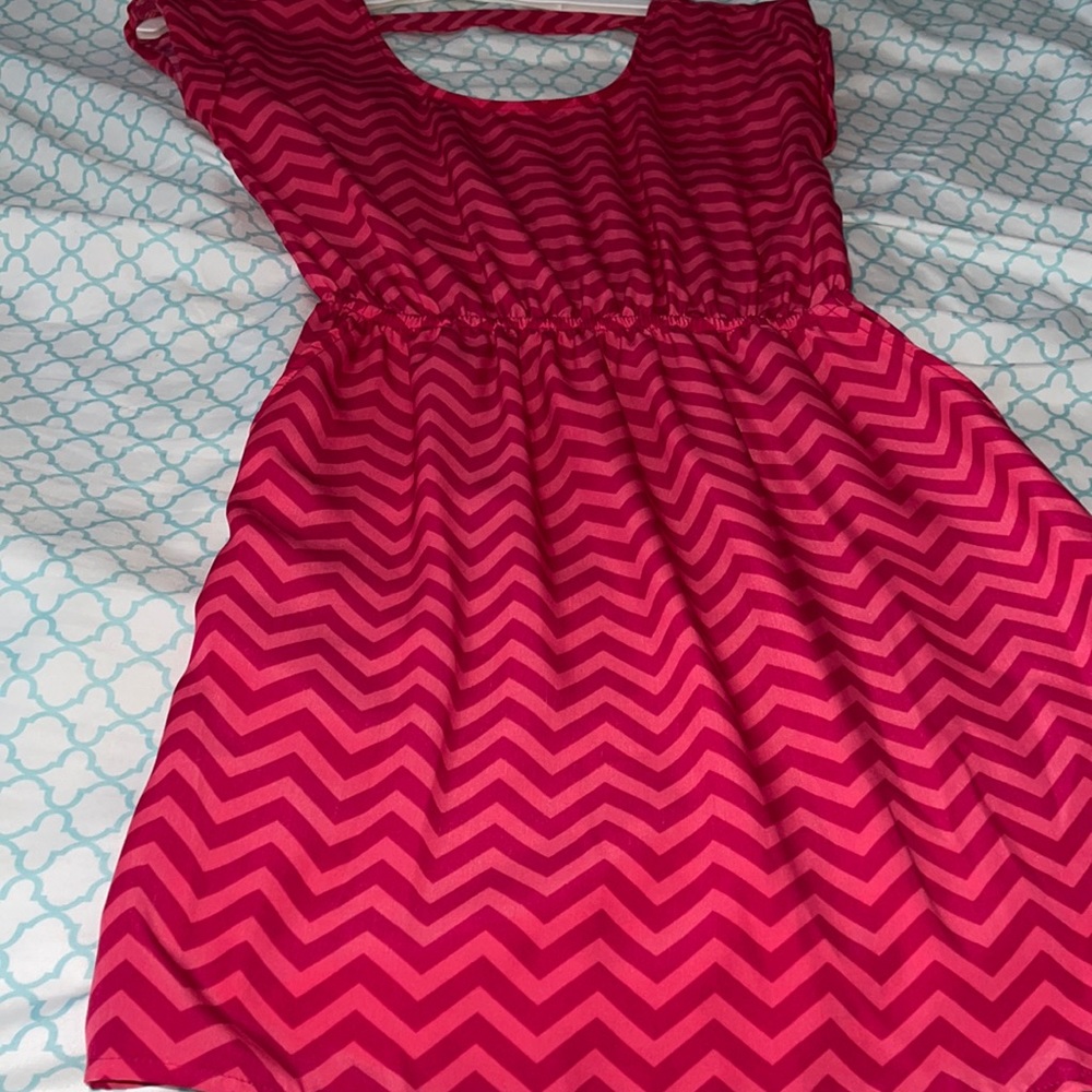 Chevron Pink Summer dress